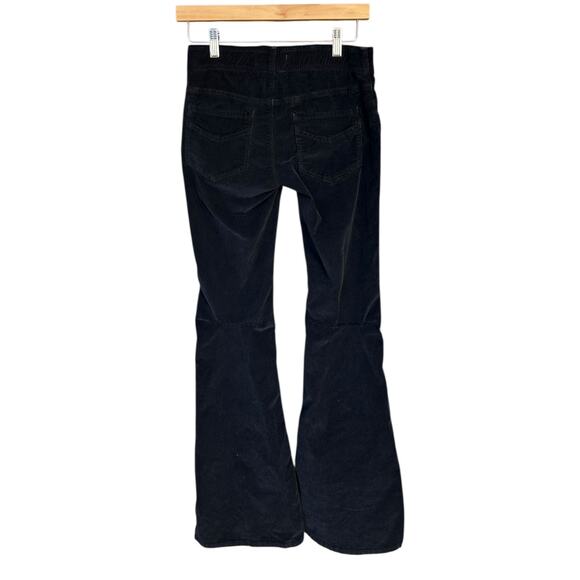 Free People We The Free Women's Black Corduroy Flare Bottom Pants Size 26 - Picture 5 of 5